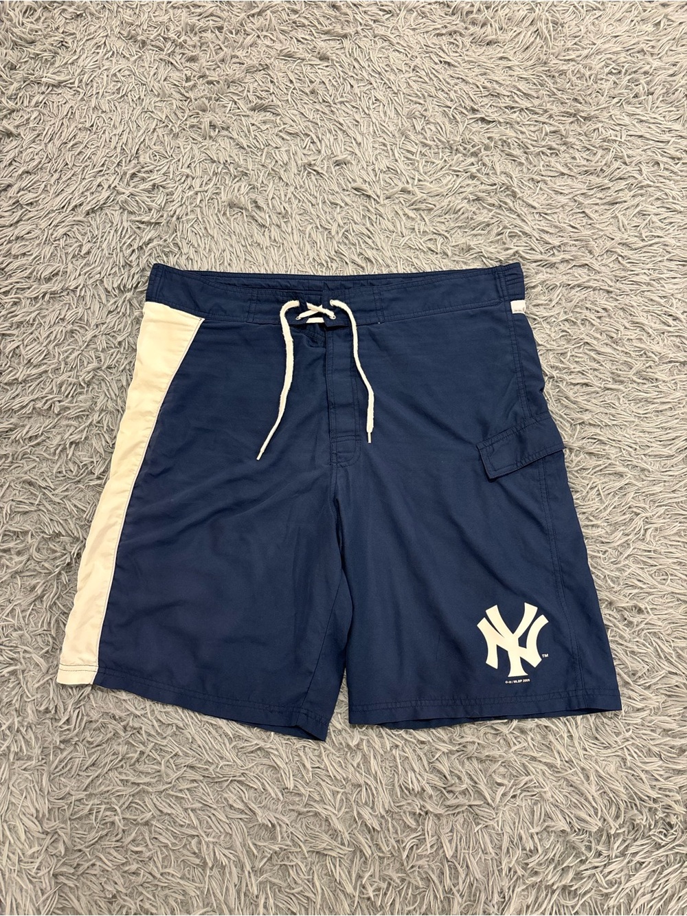 New York Yankees MLB Genuine Merchandise Swim Trunks Mens XL Boardshort Lined